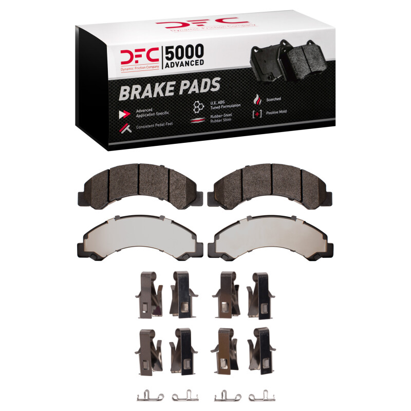 Chevrolet W3500 Brake Pads - Front/Rear - DFC - 5000 Advanced Semi Metallic - `98-`24