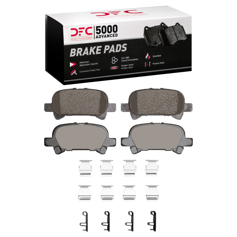 Toyota Solara Brake Pads - Rear - DFC - 5000 Advanced Ceramic - `00-`04
