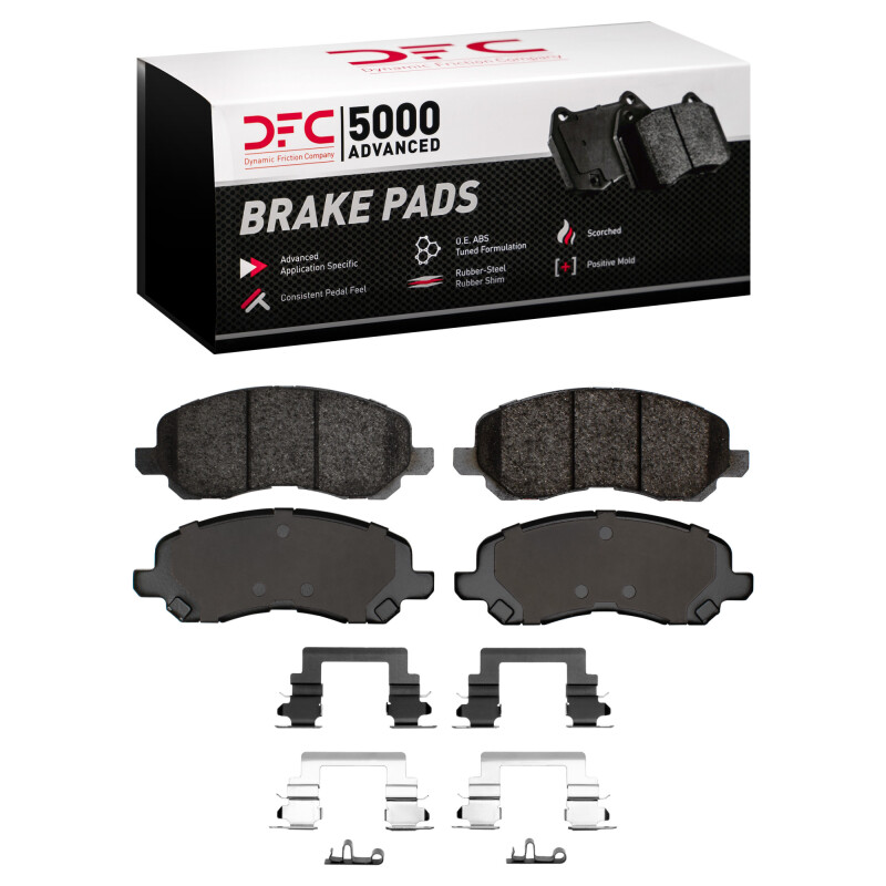 Chrysler Sebring Brake Pads - Front - DFC - 5000 Advanced Ceramic - `00-`25