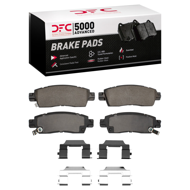 Buick Enclave Brake Pads - Rear - DFC - 5000 Advanced Ceramic - `02-`19