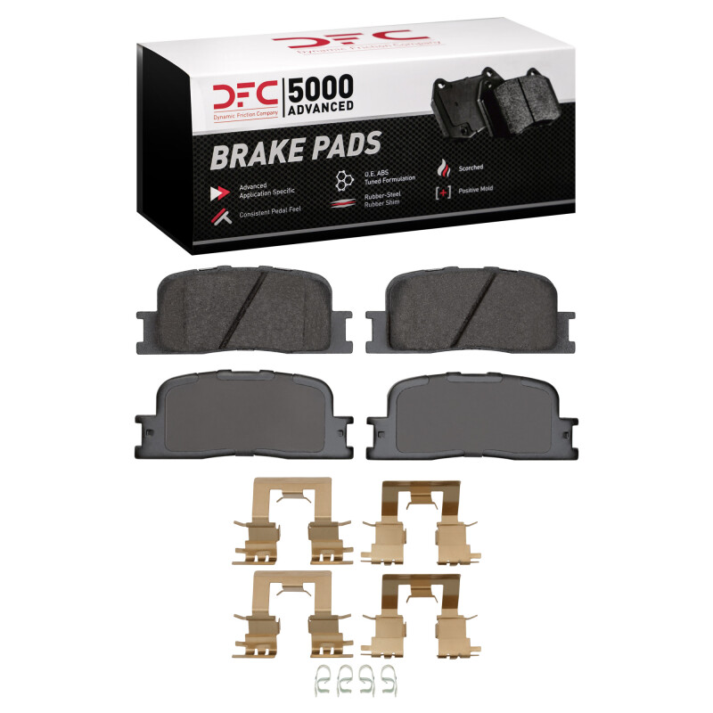 Lexus ES330 Brake Pads - Rear - DFC - 5000 Advanced Ceramic - `02-`06