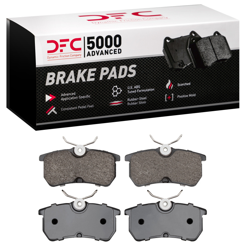 Ford Focus Brake Pads - Rear - DFC - 5000 Advanced Low Metallic - `01-`19