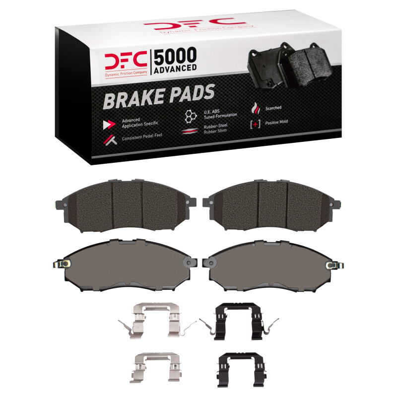 Infiniti QX70 Brake Pads - Front - DFC - 5000 Advanced Ceramic - 2014 Infiniti QX70 Brake Pads - Front - DFC - 5000 Advanced Ceramic - 2014