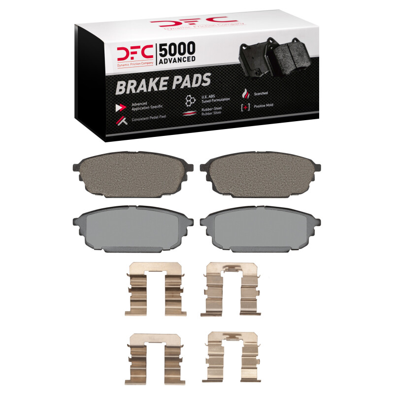 Mazda Protege Brake Pads - Rear - DFC - 5000 Advanced Ceramic - `01-`03