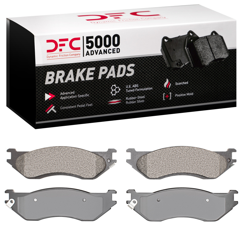 Dodge Ram 1500 Brake Pads - Front - DFC - 5000 Advanced Semi Metallic - `02-`06