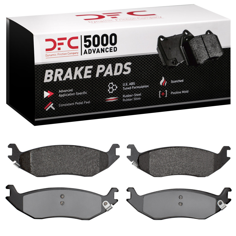 Chrysler Aspen Brake Pads - Rear - DFC - 5000 Advanced Semi Met - `02-`24
