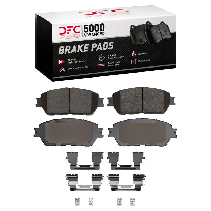 Toyota Tacoma Brake Pads - Front - DFC - 5000 Advanced Ceramic - `05-`15