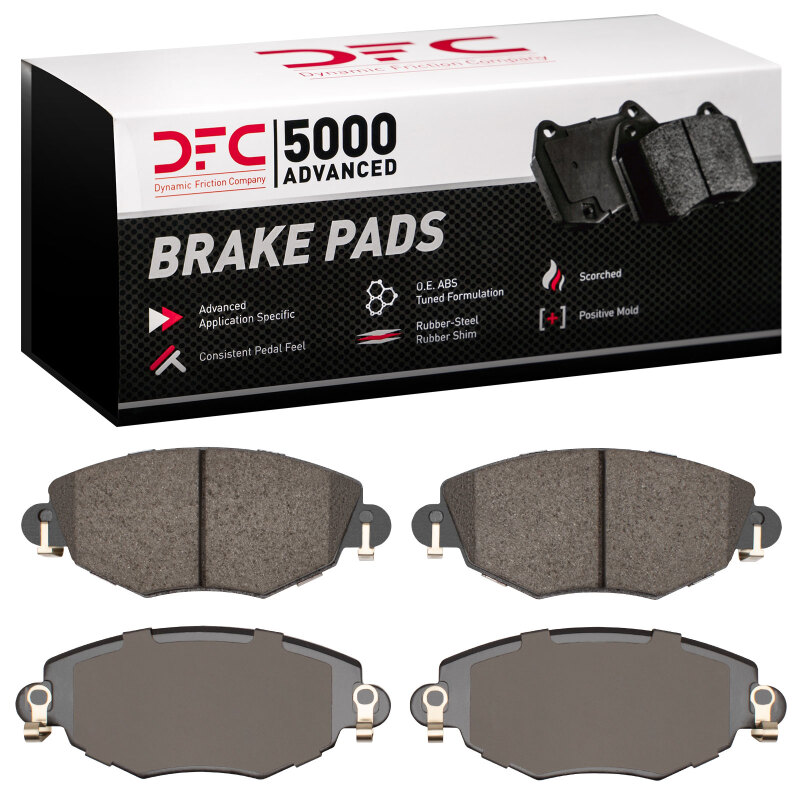 Ford Mondeo Brake Pads - Front - DFC - 5000 Advanced Low Metallic - `01-`08