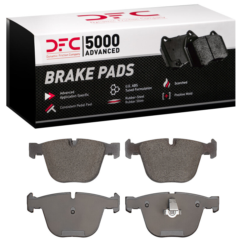 BMW X6 Brake Pads - Rear - DFC - 5000 Advanced Low Metallic - `10-`19