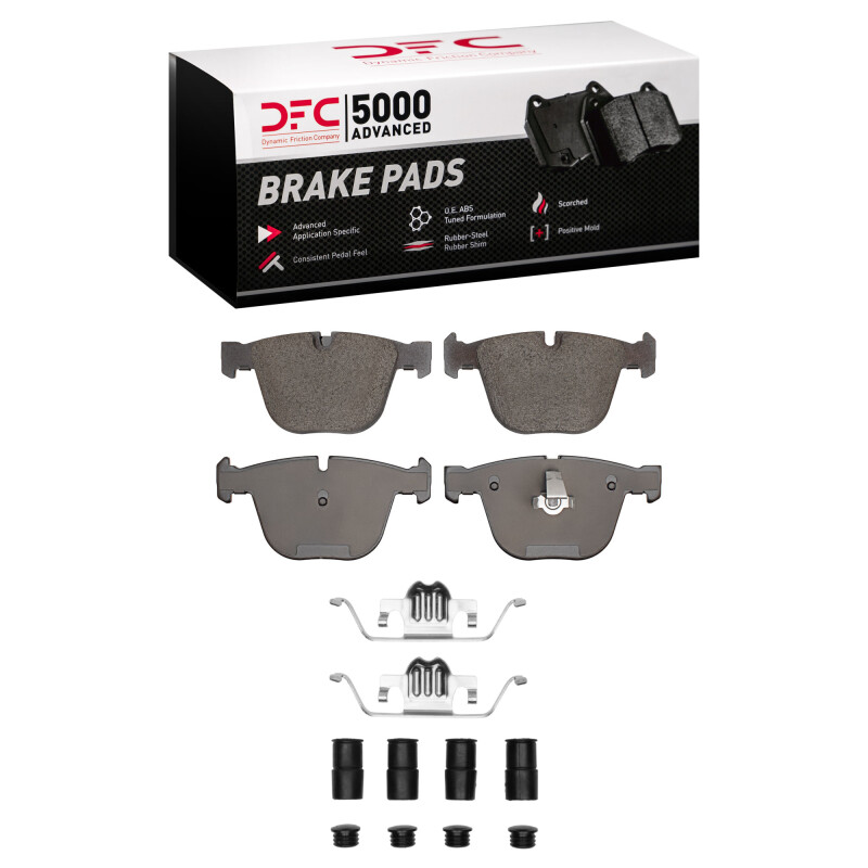 BMW X5 Brake Pads - Rear - DFC - 5000 Advanced Low Metallic - `10-`19