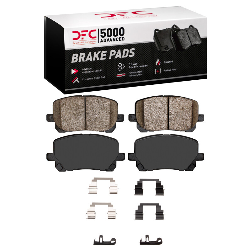 Pontiac Vibe Brake Pads - Front - DFC - 5000 Advanced Ceramic - `03-`08