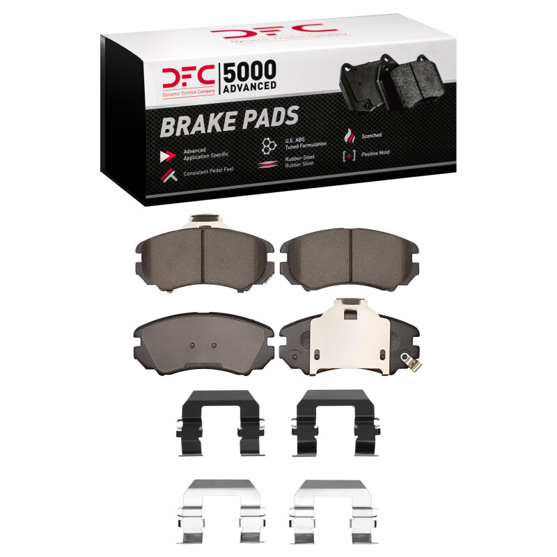 Hyundai Tucson Brake Pads - Front - DFC - 5000 Advanced Ceramic - `02-`13