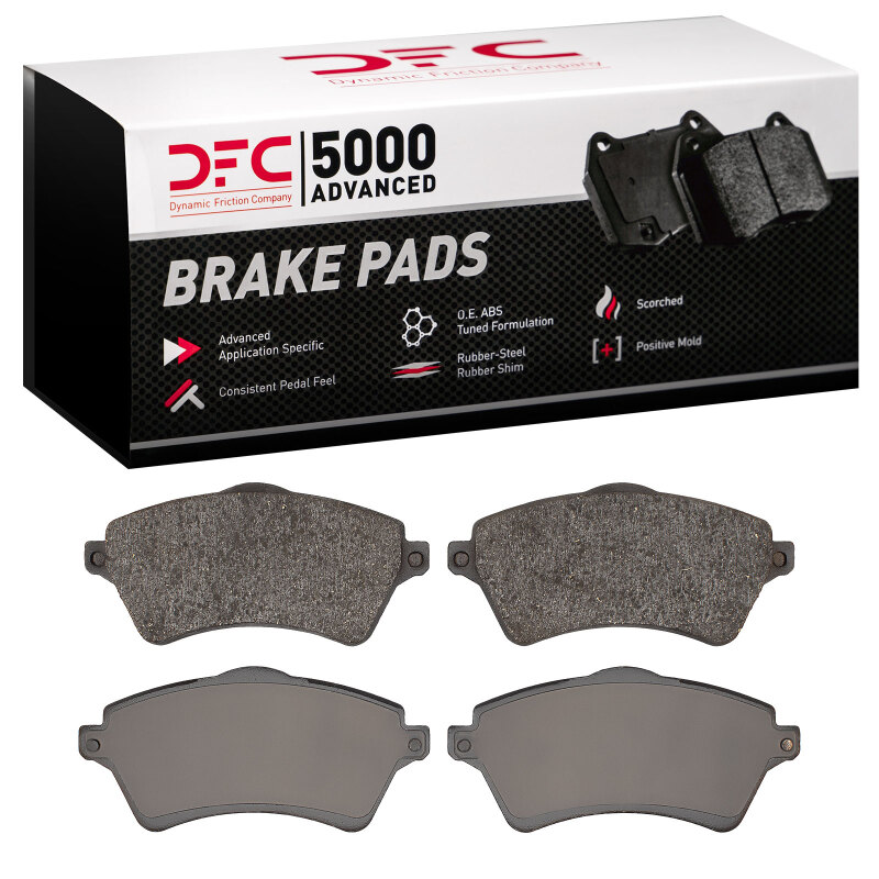 Land Rover Freelander Brake Pads - Front - DFC - 5000 Advanced Low Metallic - `02-`05