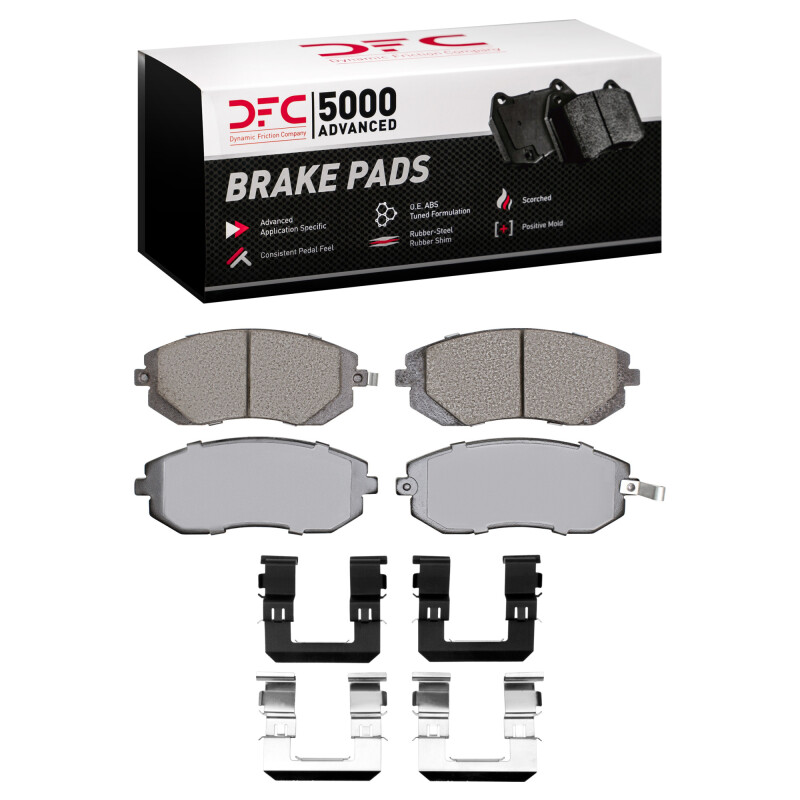 Saab 9-2X Brake Pads - Front - DFC - 5000 Advanced Ceramic - `02-`12