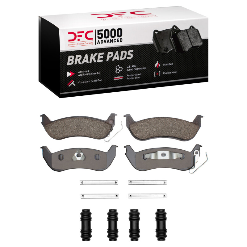 Ford Ranger Brake Pads - Rear - DFC - 5000 Advanced Ceramic - `03-`11