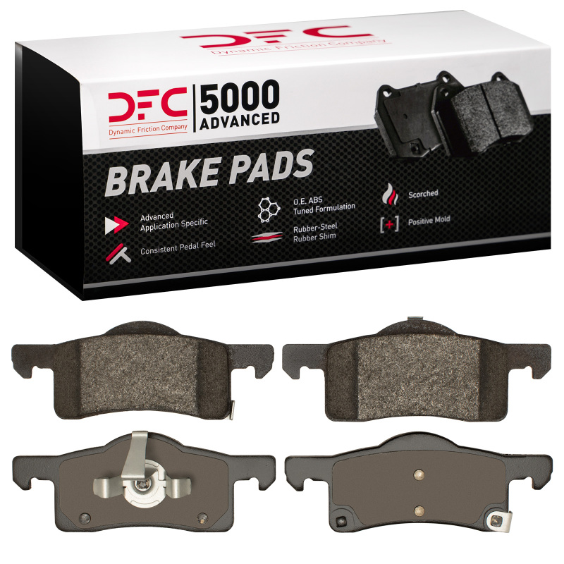 Ford Expedition Brake Pads - Rear - DFC - 5000 Advanced Semi Metallic - `02-`06