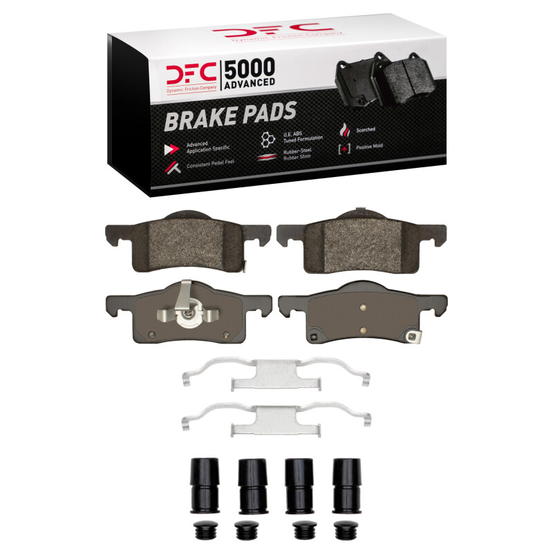 Ford Expedition Brake Pads - Rear - DFC - 5000 Advanced Semi Metallic - `02-`06