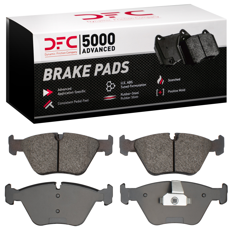 BMW X3 Brake Pads - Front - DFC - 5000 Advanced Low Metallic - `04-`10