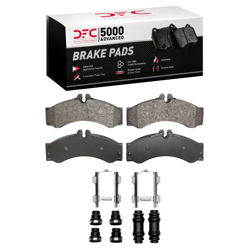 Dodge Sprinter 3500 Brake Pads - Front + Rear - DFC - 5000 Advanced Semi Metal - `02-`06