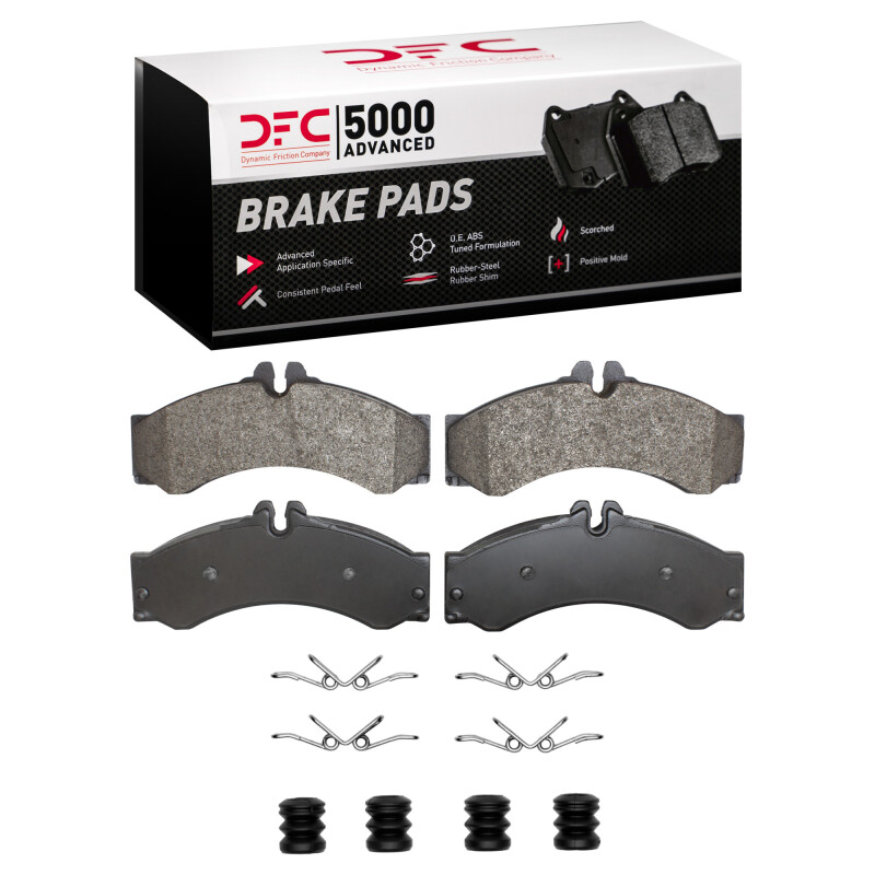 Dodge Sprinter 2500 Brake Pads - Front + Rear - DFC - 5000 Advanced Semi Metallic - `02-`06