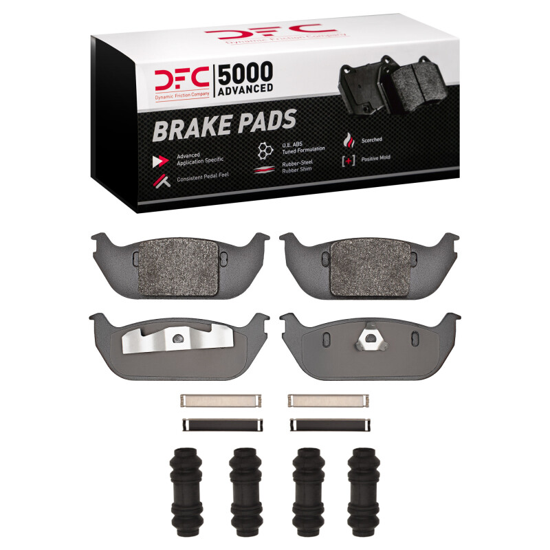 Lincoln Aviator Brake Pads - Rear - DFC - 5000 Advanced Semi Metallic - `03-`05
