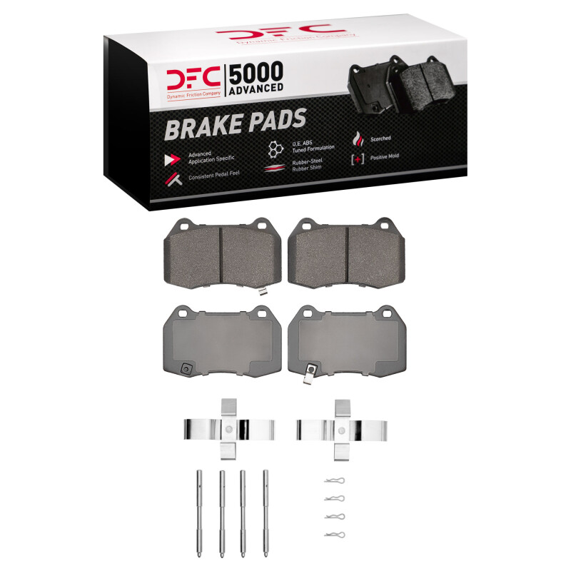 Nissan Sentra Brake Pads - Front - DFC - 5000 Advanced Low Metallic - `04-`06