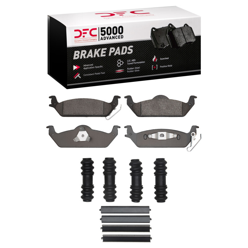 Dodge Dakota Brake Pads - Rear - DFC - 5000 Advanced Semi Metallic - `03-`04