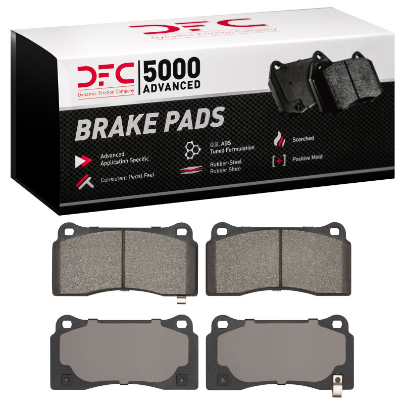 Dodge Viper Brake Pads - Front + Rear - DFC - 5000 Advanced Low Metallic - `03-`17