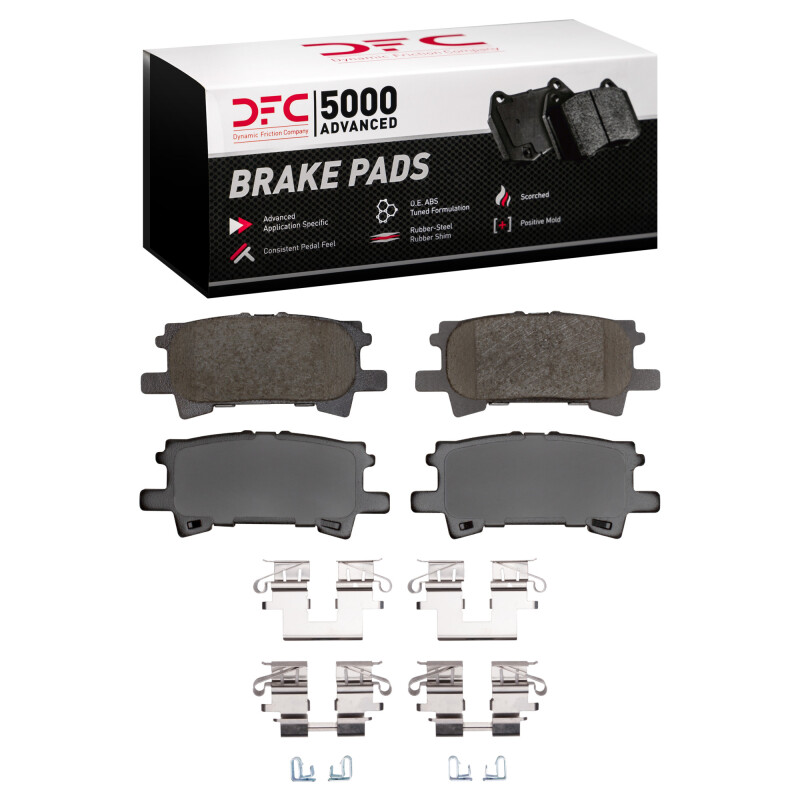 Lexus RX350 Brake Pads - Rear - DFC - 5000 Advanced Ceramic - `04-`09