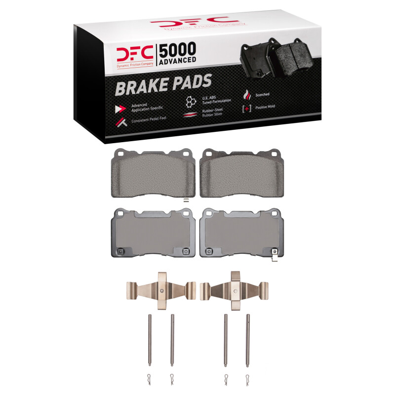 Subaru BRZ Brake Pads - Front - DFC - 5000 Advanced Low Met - `03-`20