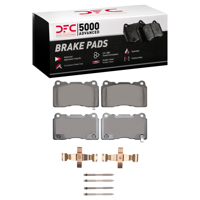 Cadillac ATS Brake Pads - Front - DFC - 5000 Advanced Low Metallic - `16-`20