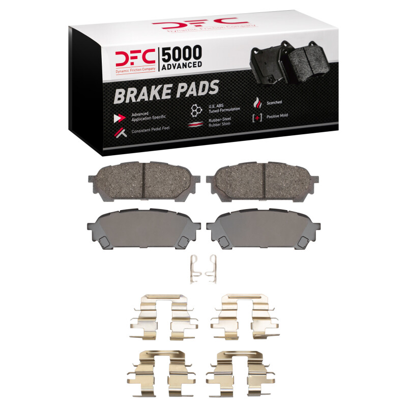 Saab 9-2X Brake Pads - Rear - DFC - 5000 Advanced Ceramic - `03-`08