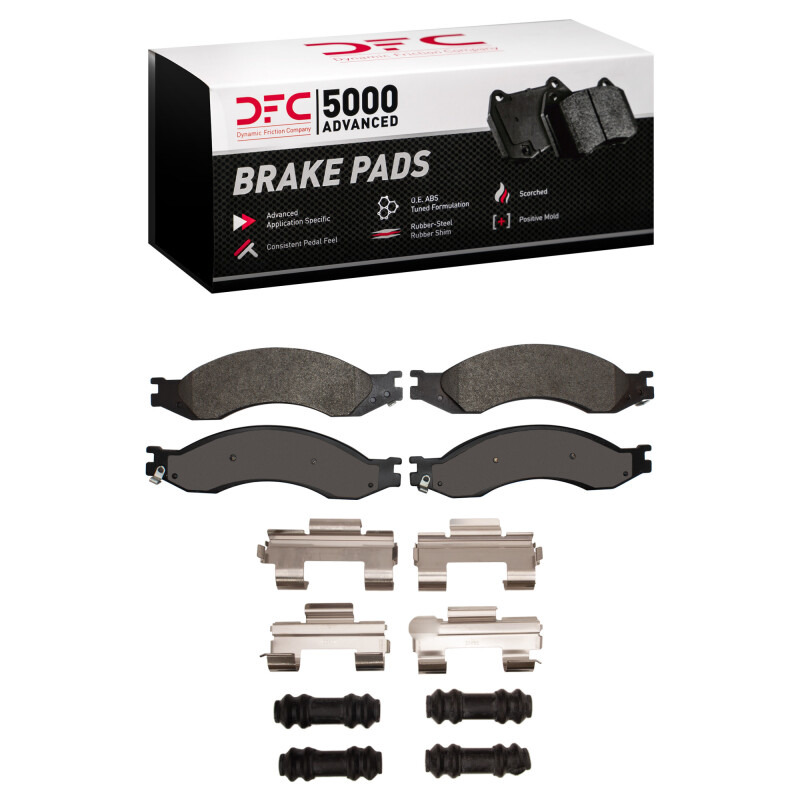 Chevrolet C5500 Kodiak Brake Pads - Rear/Front - DFC - 5000 Advanced Semi Metallic - `03-`10