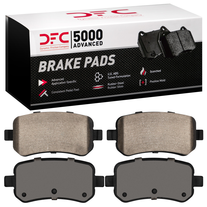 Chrysler Town & Country Brake Pads - Rear - DFC - 5000 Advanced Ceramic - `04-`12