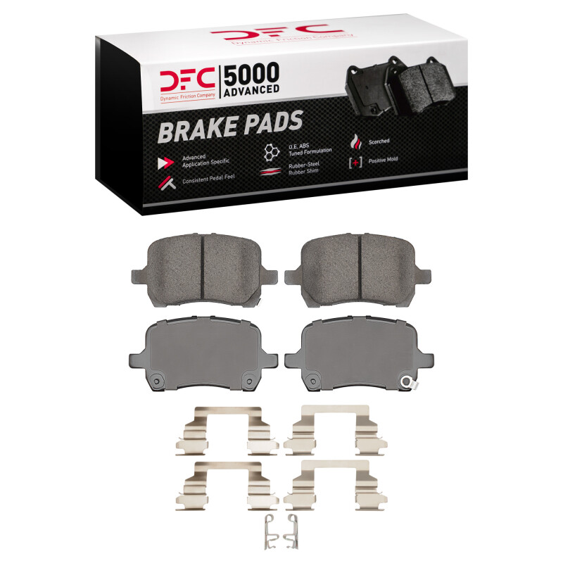 Chevrolet Cobalt Brake Pads - Front - DFC - 5000 Advanced Low Metallic - `04-`10