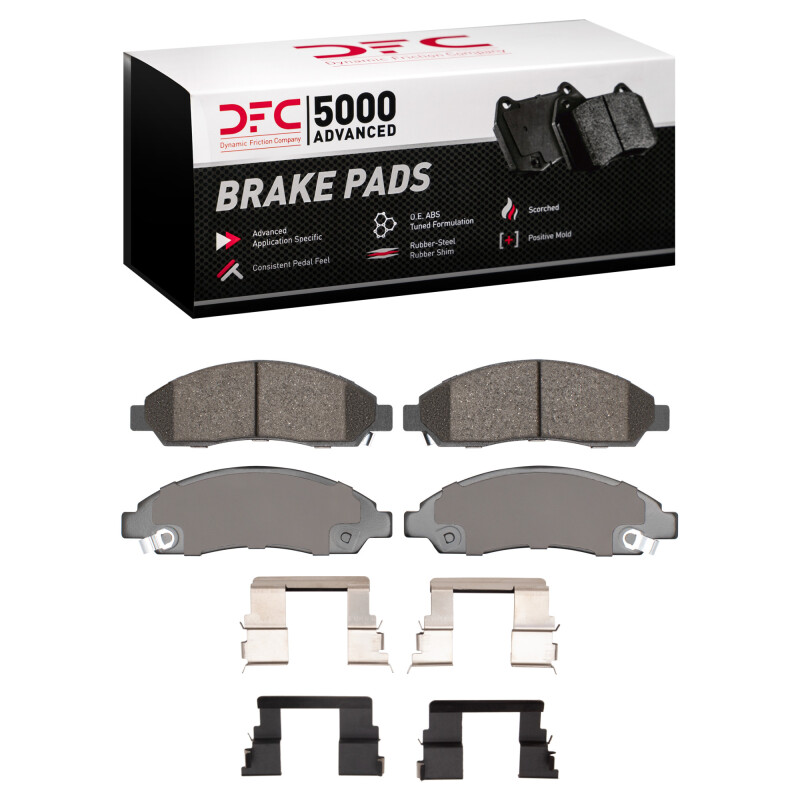 Chevrolet Colorado Brake Pads - Front - DFC - 5000 Advanced Ceramic - `04-`08