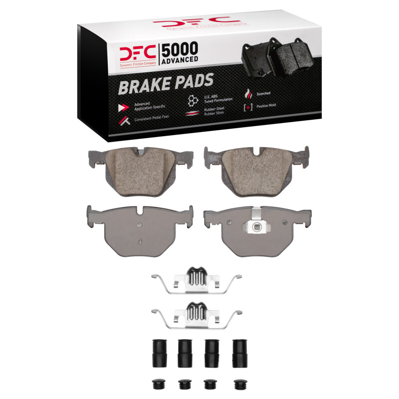 BMW X6 Brake Pads - Rear - DFC - 5000 Advanced Ceramic - `08-`19