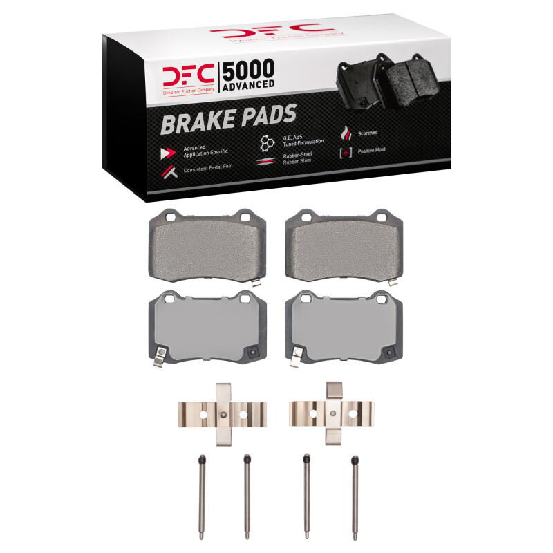 Cadillac STS Brake Pads - Rear - DFC - 5000 Advanced Low Metallic - `04-`24