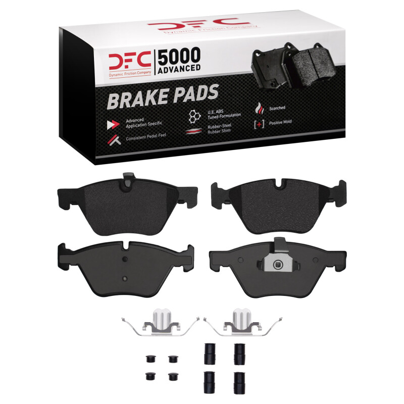 BMW X1 Brake Pads - Front - DFC - 5000 Advanced Ceramic - `11-`16