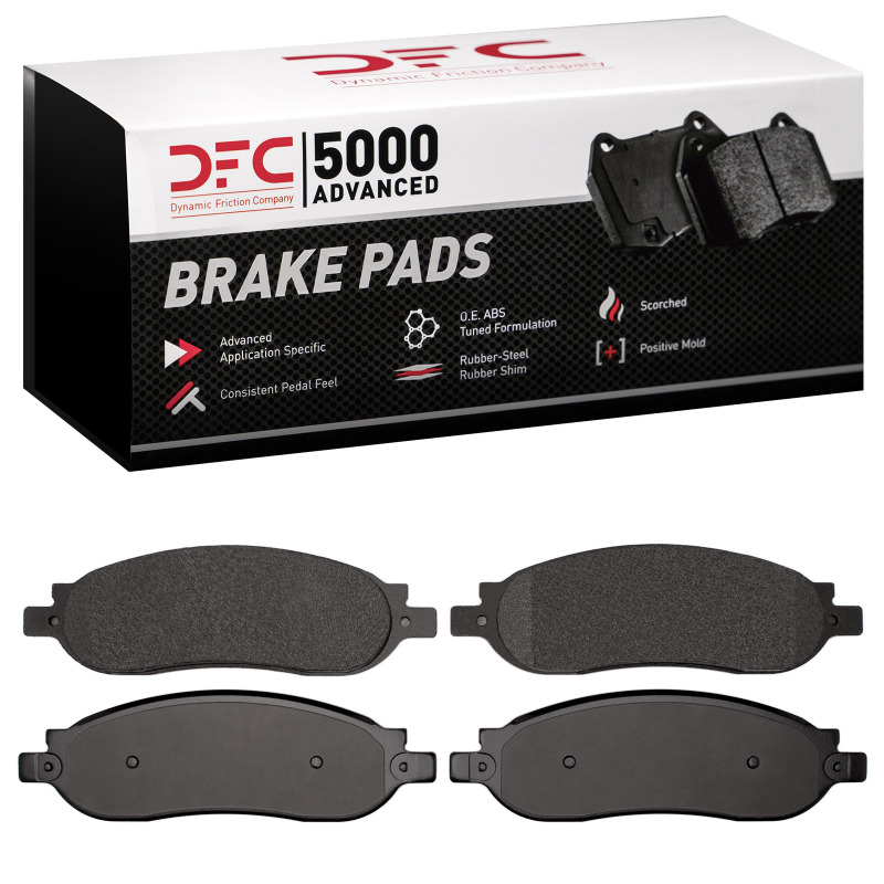 Ford F-350 Super Duty Brake Pads - Rear - DFC - 5000 Advanced Semi Metallic - `05-`07