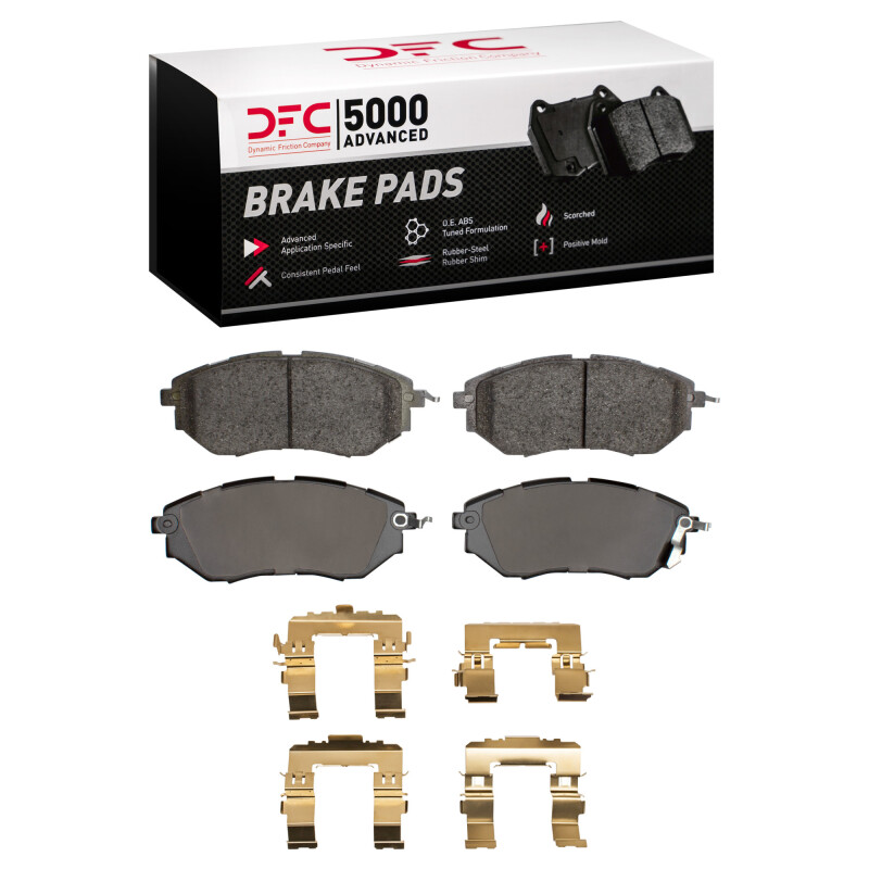 Subaru Legacy Brake Pads - Front - DFC - 5000 Advanced Ceramic - 2015