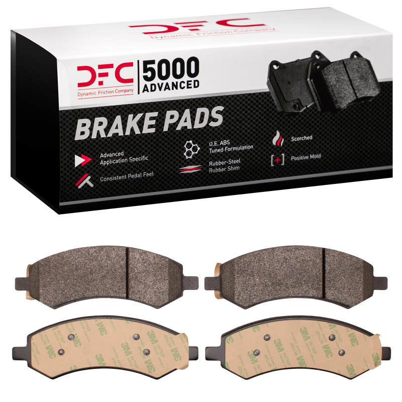 Chrysler Aspen Brake Pads - Front - DFC - 5000 Advanced Semi Metallic - `05-`24
