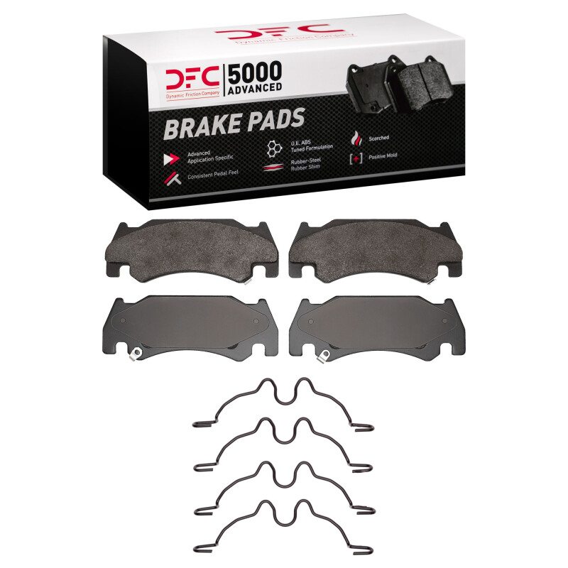 Dodge Ram 1500 Pickup Brake Pads - Front - DFC - 5000 Advanced Semi Metallic - `05-`06