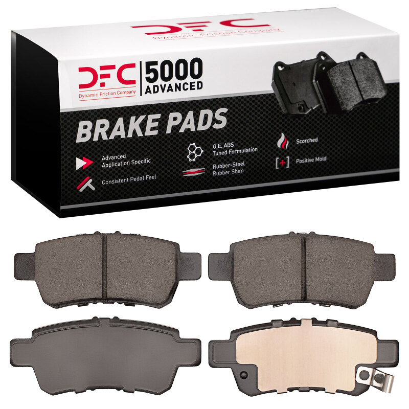 Honda Odyssey Brake Pads - Rear - DFC - 5000 Advanced Ceramic - `05-`10