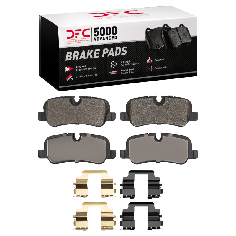 Land Rover Range Rover Sport Brake Pads - Rear - DFC - 5000 Advanced Low Metallic - `10-`13