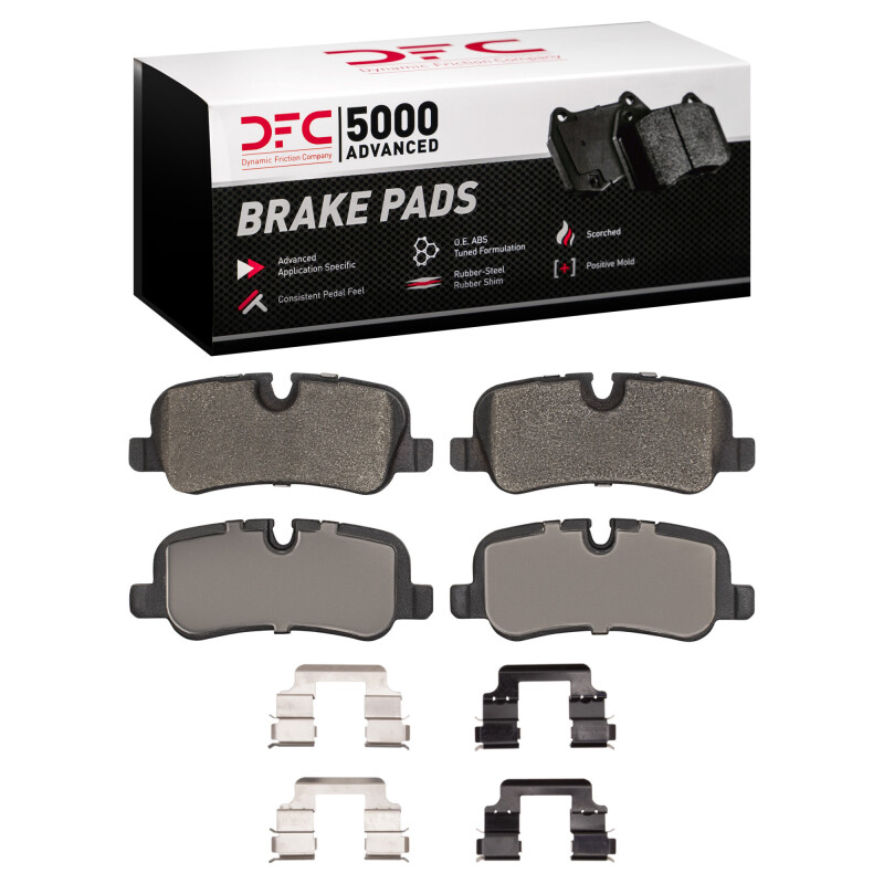 Land Rover Range Rover Brake Pads - Rear - DFC - 5000 Advanced Low Metallic - `05-`16