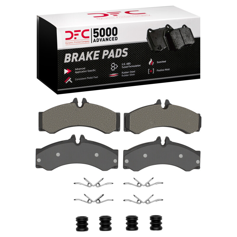 Dodge Sprinter 3500 Brake Pads - Front + Rear - DFC - 5000 Advanced Semi Metallic - `02-`06
