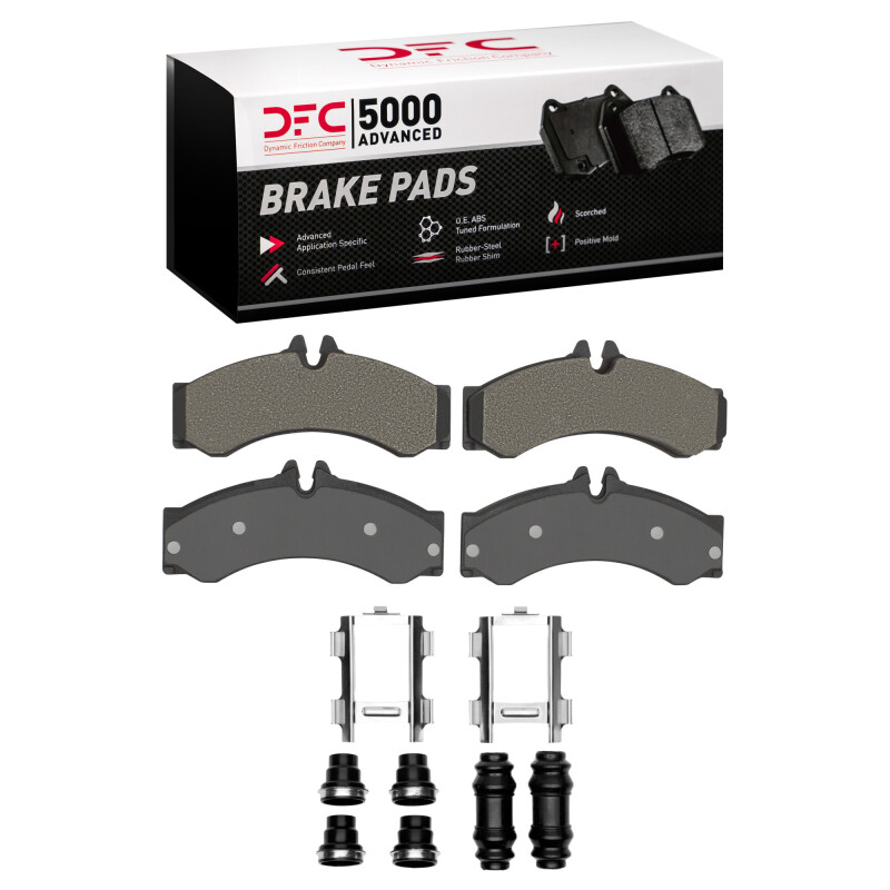Dodge Sprinter 3500 Brake Pads - Rear + Front - DFC - 5000 Advanced Semi Metallic - `02-`06