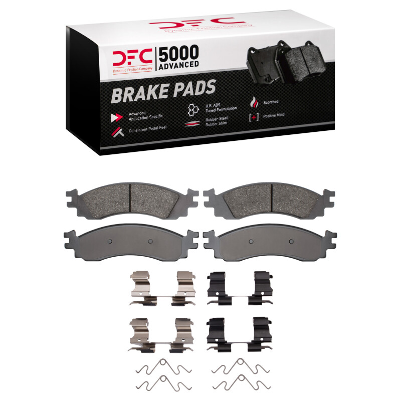 Ford Explorer Sport Trac Brake Pads - Front - DFC - 5000 Advanced Ceramic - `06-`10