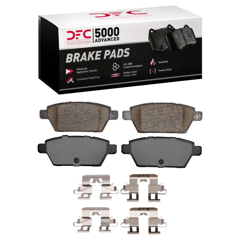 Ford Fusion Brake Pads - Rear - DFC - 5000 Advanced Ceramic - `06-`13